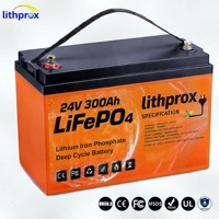Batterie LFP Grade A 24V300AH pour fauteuil roulant électrique, conception compacte robuste pour scooter à 4 roues, UN38.3 MSDS IP67 OEM ODM