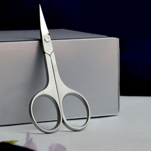Ciseaux à cils professionnels OEM en acier inoxydable, outil de toilettage des cils, accessoires de maquillage, fournitures de salon, ciseaux à cils - Product Image 5