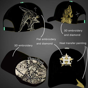 Cappello da Baseball Premium con Ricamo 3D ad Alta Densità, Fabbrica Verificata a 5 Stelle, Logo Personalizzato, Strutturato a 6 Pannelli, Cappellino da Golf per Proprietari di Marchi - Product Image 1