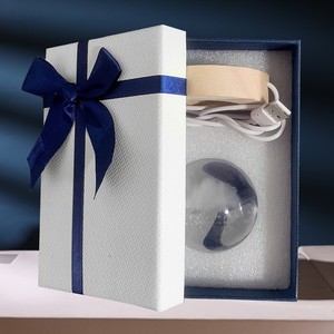 Boules de Noël en cristal 3D de haute qualité avec contrôle tactile, gravure laser moderne, boules de Noël en verre avec Père Noël - Product Image 6