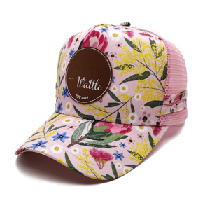 Thời Trang 5 Bảng Điều Chỉnh Thăng Hoa In Ấn Trucker Mũ Tùy Chỉnh Vá Biểu Tượng Sâu Phù Hợp Với Cao Hồ Sơ Nước Trucker Cap Snap Mũ - Product Image 1