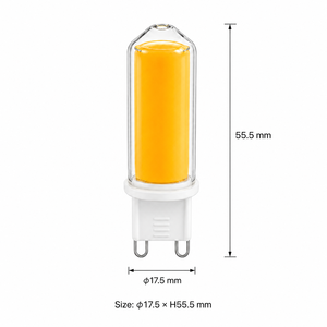 Ampoule LED COB G9 4,2W 440-460LM AC 230V Verre 360 Degrés Dimmable SDCM 6 ETL CE RoHS 15000H Garantie 2 Ans Bureau - Product Image 2