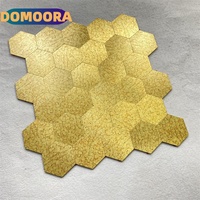 Paneles de Mosaico de Aluminio Compuesto en Tiras Largas Plateadas, Suministro de Fábrica, Paneles Autoadhesivos para Cocinas Comerciales