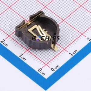 XDCR-1220-006 Button & Strip Battery Connector SMD Connector Battery Holder CR1220 Gold - Product Image 1