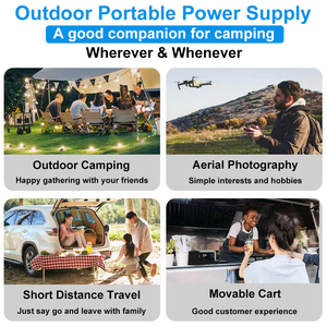 Station d'alimentation portable 500W 1500W, batterie solaire, générateur rechargeable pour le <span class=keywords><strong>camping</strong></span> en plein air, 22.2V 45000mAh, sauvegarde MPPT, voiture - Product Image 3