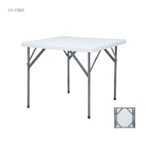 Mesas plegables cuadradas de plástico para banquetes, sillas plegables de plástico para eventos - Product Image 1