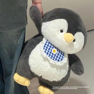 Carino piccolo <span class=keywords><strong>pinguino</strong></span> <span class=keywords><strong>peluche</strong></span> tecnica cerato ragazza bambola di pezza in cotone PP cuscino per dormire perfetto regalo di compleanno per bambini di San Valentino - Product Image 5