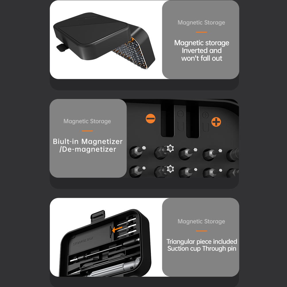 Precision 150 in 1 Electronics Tool Kit with 120 Bits Magnetic Screwdriver Set 30-bit Set Handy Repair Tool for Computer Phone · image 6