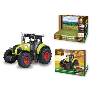 Modèle à l'échelle 1/32 Jouets de machines électriques à piles Petits tracteurs agricoles avec lumières - Product Image 4