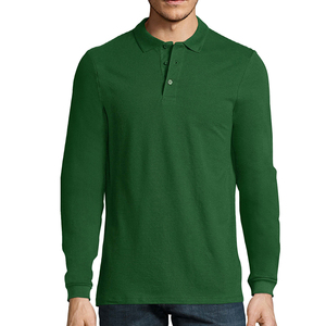 Chemises personnalisées pour hommes à manches longues en jersey 100 % coton, écologiques, de haute qualité, vente en gros, OEM, couleur personnalisée - Product Image 4