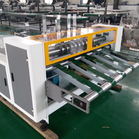Machine à fente automatique de séparation en carton, ondulé, pour la fabrication de boîtes en carton, 12 pièces