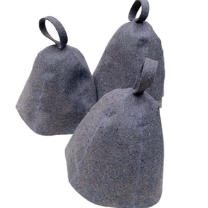 Gorro de Sauna de Fieltro HKZB con Logotipo Personalizado, Gorro de Ducha Reutilizable de Fieltro para Adultos, Protección Contra el Calor - Product Image 4