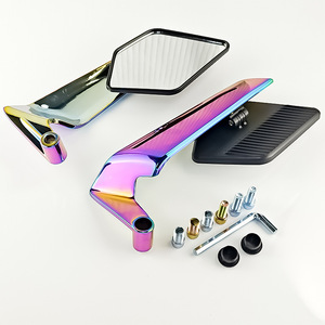 Espejo Retrovisor Universal para Motocicleta Qiangye, Vista Amplia, Colorido, Protección de Seguridad - Product Image 2