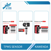 Capteur TPMS de pression des pneus de remplacement Autel MX universel couleur argent 433 MHz et 315 MHz pour voitures