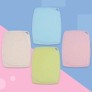 Wheat Straw Mini Kitchen Tool <b>Plastic</b> Household Chopping Board for Baby Supplementary Food Dormitory Cutting Board - Product Image 1