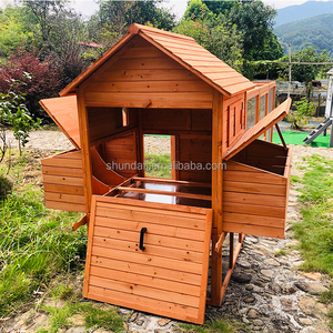 SDC023 Fábrica de Muebles para Mascotas, Gallinero de Madera Grande Personalizado para Exteriores, Gallinero de Madera Maciza para Granja - Product Image 4