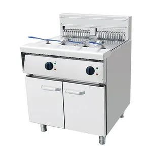 Hotel kitchen equipment commercial Electric Fryer with Double Tanks French fries and fried chicken Commercial equipment