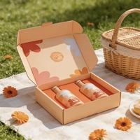 Boîte en carton rigide réutilisable et recyclable avec impression de slogan pour l'emballage de boissons, de fruits, de vin et d'aliments