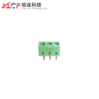 Bornier à vis pour PCB 3,81 mm >30 AWG 10A, style européen, contact en laiton, vis en acier, isolation PBT, 2-24 pôles, 2500V, 300V (surtension)