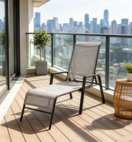 Chaise longue de piscine et de plage moderne, réglable, à gravité zéro, portable et durable, pour l'extérieur, vente en gros