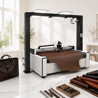 Machine de découpe automatique CNC du cuir pour l'usine de sacs à main, sacs à dos et portefeuilles