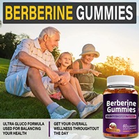 Gummies de chlorhydrate de berbérine pure à 95 % pour la gestion naturelle du poids