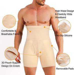 Slip boxer da <span class=keywords><strong>uomo</strong></span> che modellano il corpo a vita alta con sollevamento del ventre stretto - Product Image 4
