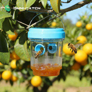 Perangkap lebah warna-warni yang dapat disesuaikan dengan stoples perangkap cahaya bertenaga surya untuk kontrol serangga musim semi/musim panas - Product Image 4
