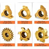 Fraise à rainurer en carbure de tungstène à 3/6 dents pour rainurage interne, outil de fraisage CNC Whirlwind pour petits trous