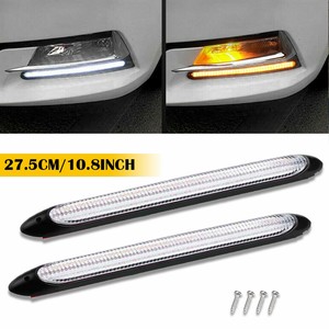 Barre de feux de signalisation LED 27,5 cm (10,8 pouces) Jaune ambre Prête à l'emploi Canbus pour usage automobile - Product Image 2