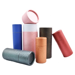 Tubos de Cartón Kraft Biodegradables y Ecológicos para Polvo Suelto, Rímel, Perfume, Aceite Esencial, Envases Cosméticos Reciclados - Product Image 1