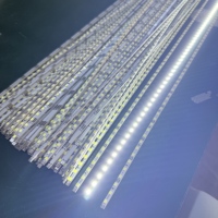 Barre lumineuse LED 0,5W/LED, vente en gros, pas cher, 4mm PCB, 12V, 120 LED/m, 2835