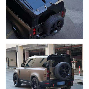 Universalสปอยเลอร์หลังคาคาร์บอนไฟเบอร์สปอยเลอร์ด้านหลังWing <span class=keywords><strong>Rock</strong></span>สไตล์สําหรับLand Rover Defender <span class=keywords><strong>90</strong></span> 110 รถUniversalสปอยเลอร์หลังคา - Product Image 4