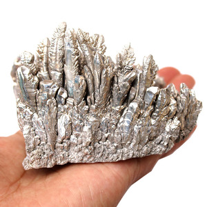 Satılık kaba doğal gümüş renk magnezyum kristal Mineral örneği - Product Image 5