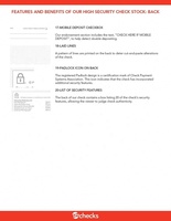 Formulaires de paiement, contrats, commandes, chèques vierges, chèques bancaires, papier pour QuickBooks, papier d'écriture de qualité A