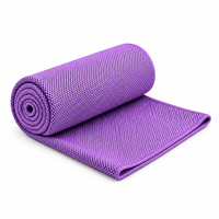Serviette rafraîchissante instantanée personnalisable avec logo pour la gym et la course, en tissu respirant ajouré, séchage rapide, réutilisable, pour le cou