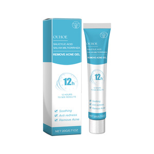 OUHOE Gel Réparateur Visage à l'Acide Salicylique Contre l'Acné, Estompe les Marques et Élimine les Points Noirs, Soin de la Peau 20g - Product Image 1