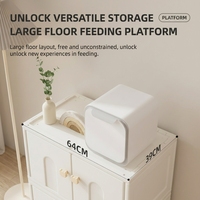 Armoire de rangement pour enfants en plastique, multifonctionnelle, avec compartiments amovibles, armoire pour bébé avec poignées de dessin animé pour vêtements et jouets
