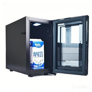 Vanace 전기 압축기 <span class=keywords><strong>18L</strong></span> 미니 냉장고 우유 저장 소형 휴대용 쿨러 커피 기계 용 신선한 우유 냉장고