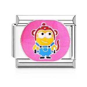 Minions Shin Chan Series Modular <b>Bracelet</b> <b>Beads</b> Stainless Steel Round Cartoon DIY Jewelry Components <b>For</b> <b>Bracelet</b> Making Unisex - Product Image 3