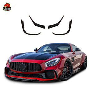 Séparateur avant en carbone sec de Style P pour Mercedes Benz <span class=keywords><strong>Amg</strong></span> <span class=keywords><strong>GT</strong></span>/GTS 2015 2016 2017 <span class=keywords><strong>2018</strong></span> 2019 2020 à séparateur avant de Style P - Product Image 4