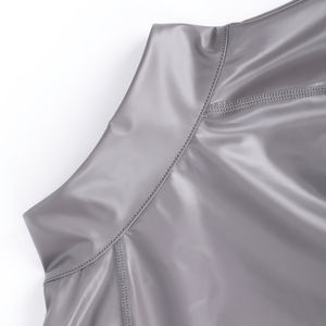 Desgin จั๊มสูทแขนยาวสำหรับผู้หญิงชุดว่ายน้ำเล่นกีฬาซาวน่าฟิล์มเหงื่อชุดออกกำลังกาย<span class=keywords><strong>2023</strong></span>โลโก้ใหม่ออกแบบได้เอง - Product Image 4