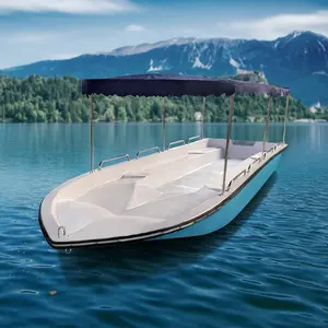 Nieuwe China Design Glasvezel Boot Zonder Hut 16.7ft/5.1M Patrouilleboot Tonijn Vissersboten Te Koop