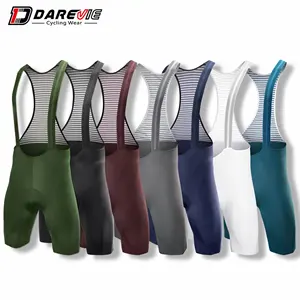 Darevie Sublimation Custom High Quality Men Cycling Tights Pants 3d Padded Sports Wear Print Bike Bib Shorts