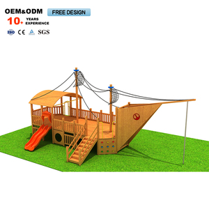 Parque Infantil de Madera para Niños al Aire Libre, Tobogán de Madera para Niños - Product Image 2