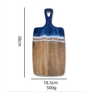 थोक एसिसिया लकड़ी और एपॉक्सी राल नाश्ते बोर्ड लकड़ी के चारक्यूरी बोर्ड के साथ लकड़ी का चारक्यूरी बोर्ड - Product Image 2