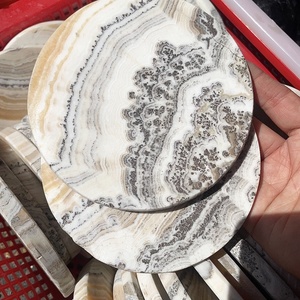 All'ingrosso naturale pietra preziosa dendritica Calcite cerchio fetta <span class=keywords><strong>di</strong></span> cristallo curativo per la decorazione della casa regalo - Product Image 1