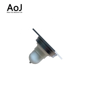 Drenaje de suelo comercial cromado de latón de <span class=keywords><strong>4</strong></span> pulgadas moderno antiolor antiinsectos para baño de drenaje rápido para el hogar del Hotel - Product Image 3