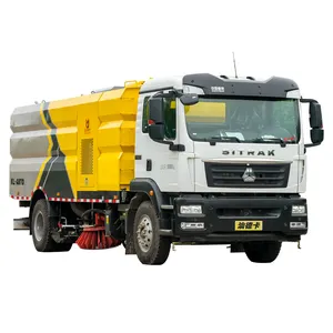 China Kan 4*2 Heavy Duty Shanteka 16 Kubieke Meter Sweeper Weg Schoonmaken Truck Stad Sanitaire Vrachtwagens