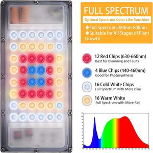 Lámpara de Cultivo LED de Espectro Completo con Trípode, Lámpara para Plantas AC85-265V, Fitolámpara para Cultivo en Interiores e Invernaderos, Enchufe Estadounidense/Europeo - Product Image 4